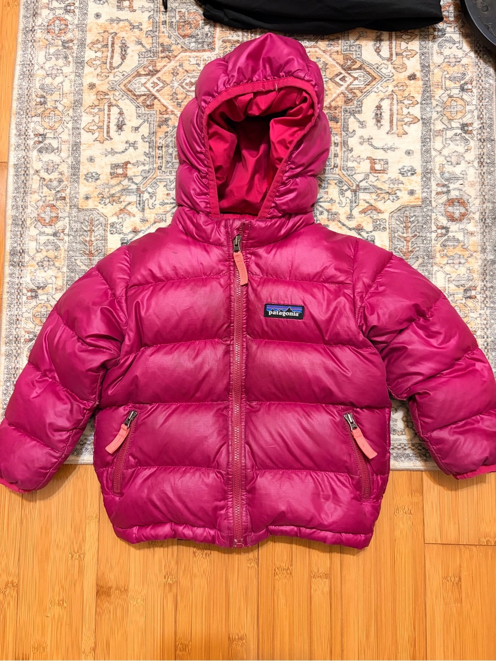 Patagonia Kids Hooded Puffer Jacket - Hot Pink